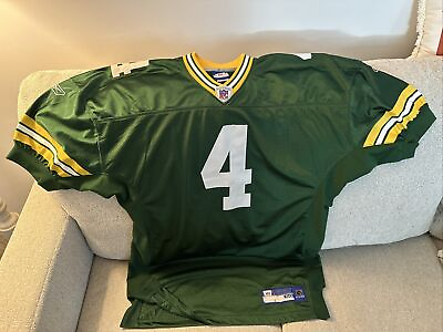 #ad Green Bay Packers #4 Brett Favre Jersey Reebok Authentic Stitched BNWT 50 $99.99