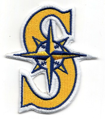 #ad Seattle Mariners BIG 5quot; S Iron Sew On Embroidered Patch USA Seller $9.95