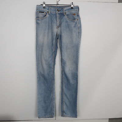 #ad Flying Machine Mens Jeans Size 30 W30 x L33 Light Wash Blue Slim Fit Denim AU $12.24