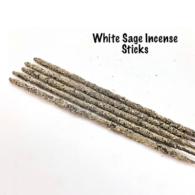#ad Pack of 6 White Sage Sticks Smudging Incense Cleansing Negativity Removal $2.99