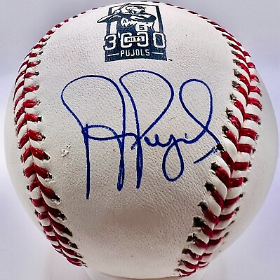 #ad Cardinals Albert Pujols Signed 3000 Hit Baseball BAS Beckett Witnessed $479.89