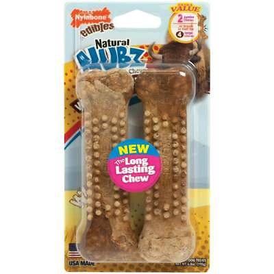 #ad Nylabone Nubz Wild Natural Long Lasting Edible Bison Flavor XL Jumbo Dog Chews $17.52