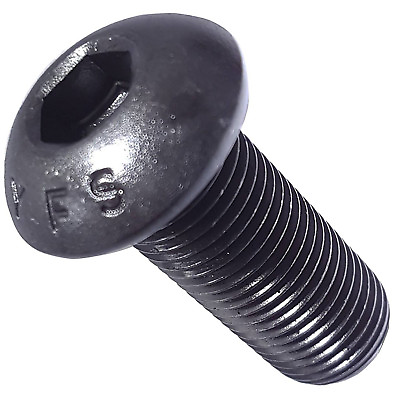 #ad 8 36 Button Head Socket Cap Screws Alloy Steel Grade 8 Black Oxide Allen Hex $233.66