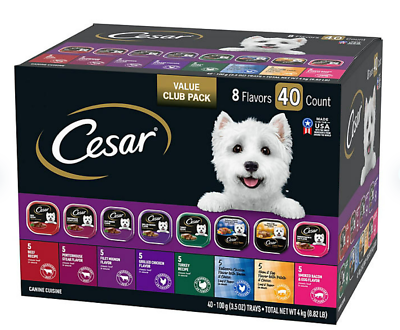 #ad #ad Cesar Classics Canine Wet Dog Food Variety Pack 3.5 oz. 40 ct. $47.98