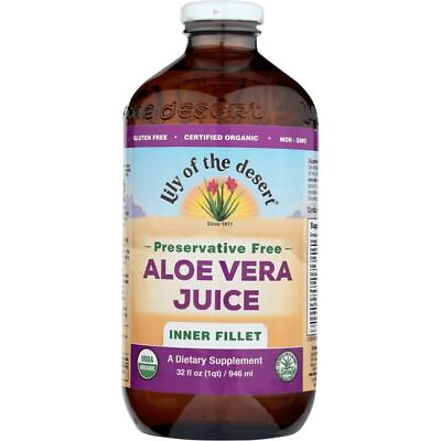 #ad Lily of the Desert Preservative Free Aloe Vera Juice Inner Fillet 32 fl oz Liq $12.17
