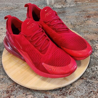 #ad Nike Air Max 270 University Red Mens Sz 13 Athletic Running Training Shoes $49.88