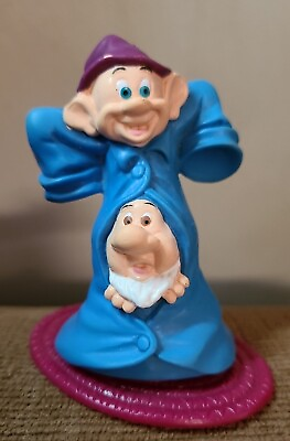 #ad Disney#x27;s Snow White amp; The Seven Dwarfs McDonalds Meal Toy Dopey Sneezy 1992 $5.50