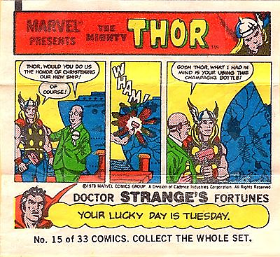 #ad TOPPS 1979 BUBBLE GUM COMIC 15 MARVEL PROMO GIVEAWAY MINI THE MIGHTY THOR $12.00