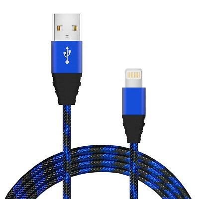 #ad CableCord 6 Feet Nylon Braided USB Charging Cable Charge Data Sync $7.00