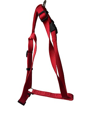 #ad Dog Harness Nylon Red Fits Medium Sized Dog $4.46
