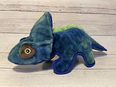 #ad Chameleon Plush Squeaker Dog Toy Blue 14” Stuffed Toy $14.99