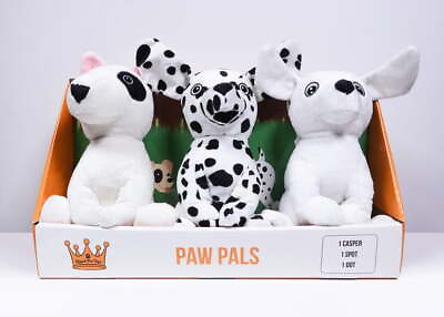 #ad Royal Pet Toys 3 Piece Plush Dog Toy Set with Squeaker Paw Pals: 3 Puppies $18.32