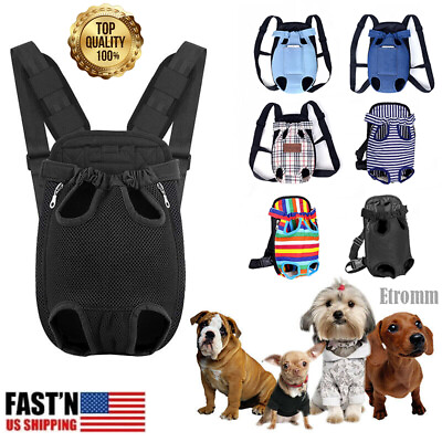 Pet Carrier Backpack Adjustable Pet Front Cat Dog Carrier Travel Bag Legs Out US $14.49
