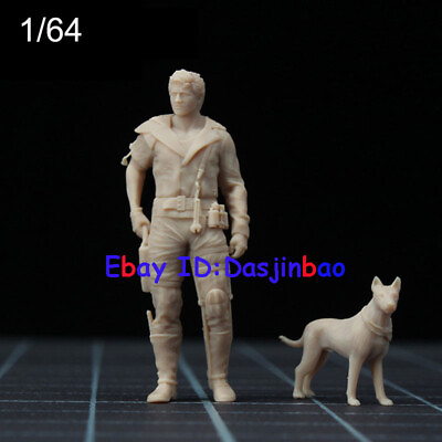 #ad Mad Max With Dog 1 64 Resin Figure Model Kit Unpainted Unassembled Mini GK $14.40