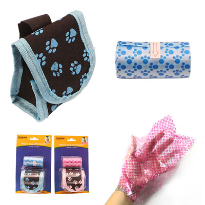 #ad Dog Waste Bag Refills Dispenser Pet Dog Cat Pickup Poop Bags Refill Roll Clean $5.81