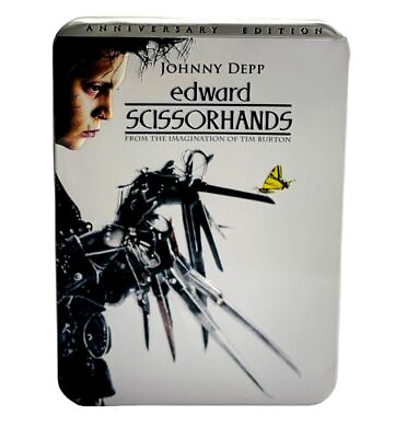 #ad 2005 Edward Scissorhands DVD 10th Anniversary Edition Widescreen Sensormatic $24.95