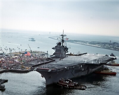 #ad New Navy Photo: USS SARATOGA Aircraft Carrier Home from Persian Gulf 6 Sizes $7.99