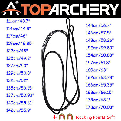 #ad Replacement 44quot; 70quot; Archery Bow String for Recurve Bow Traditional Bow Longbow $8.99
