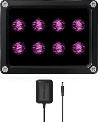 #ad 120 Feet Ir Illuminator Compact Powerful 90 Degrees Infrared Light for Cctv $48.99