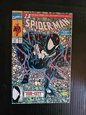 #ad SPIDER MAN Comic #13 MORBIUS Black suit McFARLANE VF NM $14.99