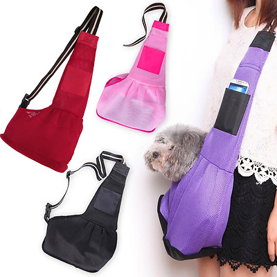 #ad Pet Dog Cat Puppy Carrier Single Shoulder Sling Bag Strap Travel Totes Backpack $10.99