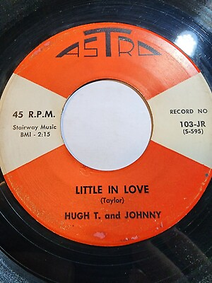 #ad HUGH T. amp; JOHNNY :SHIRLEY SHIRLEY LITTLE IN LOVE 1960 VG F239 $14.95
