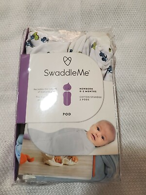 #ad SwaddleMe Pod Small Medium 2 Pack Little Dino 0 3 Months F3 $19.99
