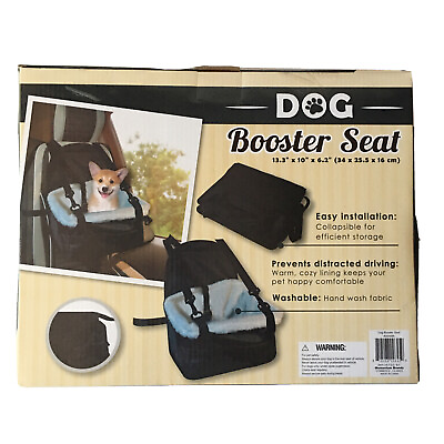 Dog Booster Seat Warm Cozy Lining Keep Your Pet Happy Comfortable H 35 $17.99