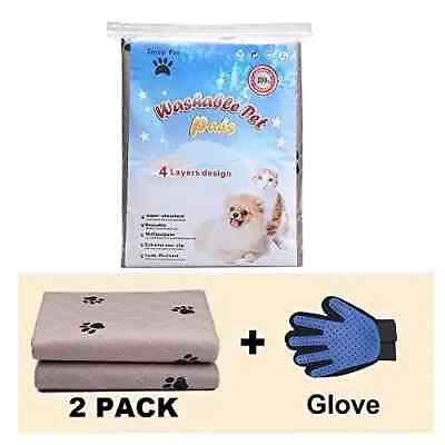 #ad Washable Dog Pee Pads with Puppy Grooming GlovesPuppy PadsReusable Pet Trai... $27.99