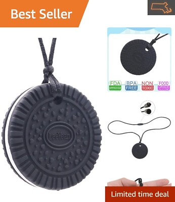 #ad Sensory Chew Necklace for Kids and Adults: Silicone Pendant for Autism ADHD... $12.48