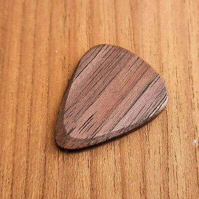 #ad 10 rare Walnut wood guitar picks plectrum for all types of guitars music gift $21.25