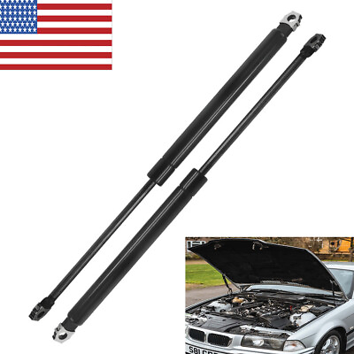 #ad Bonnet Hood Gas Struts For BMW 3Series E36 325i Fits Lift Shock Supports Front $22.51