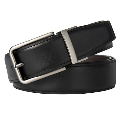 #ad Reversible Waist Strap Belts 105 125cm Cowhide Leather Belt Men Fashion Belts $30.41