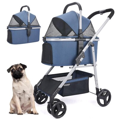 #ad Upgraded 3 in 1 Dog Stroller for Small Medium Dogs Versatile Pet Stroller $94.86
