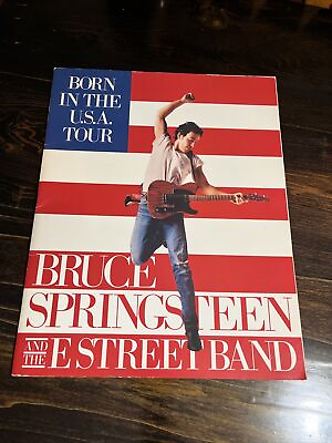 #ad Bruce SPRINGSTEEN 1984 BORN IN THE USA Tour Concert Program Tour Book $9.99