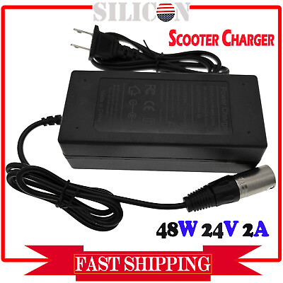 #ad 24V Electric Scooter Battery Charger for Mongoose CX24V200 CX24V450 IMPACT Bike $13.89