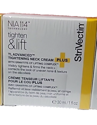 #ad STRIVECTIN Tighten amp; Lift TL Advanced Tightening Neck Cream Plus 1oz 30mL NIB $28.19