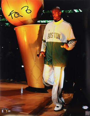 #ad Kevin Garnett Signed Celtics 16x20 Photo PSA C $269.00