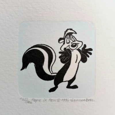 #ad Warner Brothers Pepe Le Pew Limited Edition Hand Signed amp; Numbered Etching $95.00