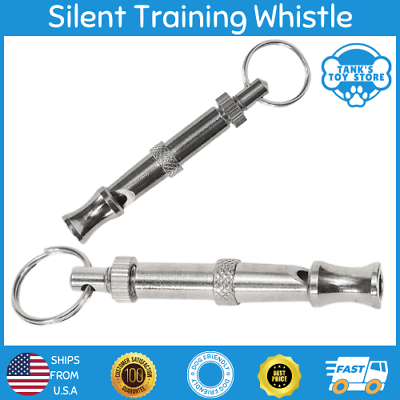 #ad Dog Obedience Stop Barking Hot Pet Dog K9 Silent Training Whistle no strap $12.95