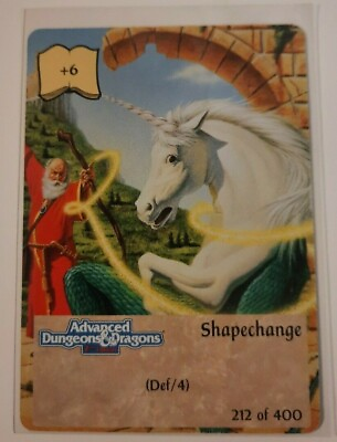 #ad TSR Spellfire CCG 1st Ed. SHAPECHANGE Card #212 of 400 Dungeons amp; Dragons $4.95