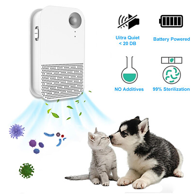 #ad Smart Cat Odor Purifier Rechargeable Intelligent Infrared Sensor Pet Deodorizer $24.64