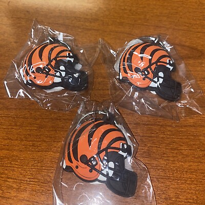 #ad Bengals 3 Keychains FREE SHIPPING $8.88