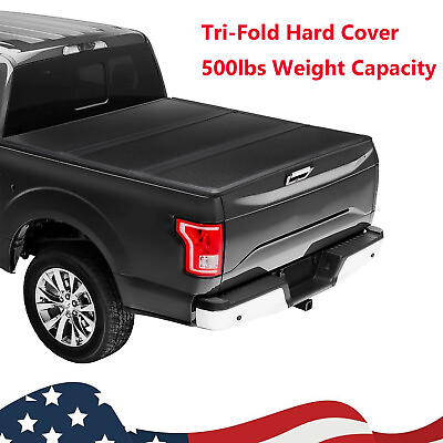 #ad 5.2FT Bed Hard Tri Fold Truck Bed Tonneau Cover for 2017 2022 Chevrolet Colorado $365.89
