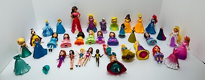 #ad Mixed Lot Of Disney Princess Figures Assorted Princess lot of 34 figures $25.00
