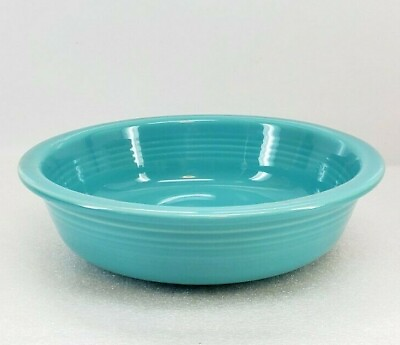 #ad 19 OZ. MEDIUM CEREAL SOUP BOWL turquoise blue 6 7 8quot; FIESTA $8.99