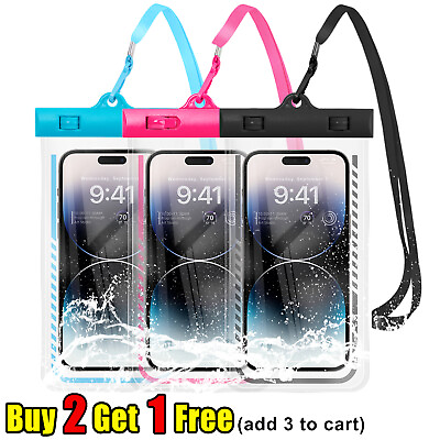 #ad Universal Waterproof Phone Pouch Case Cover Underwater Dry Bag For Swim Diving $7.95