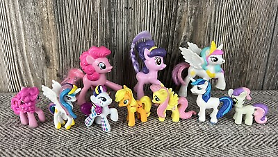 #ad My Little Pony 10 Piece Mixed Lot 3 3 Inch and 7 2 Inch Ponies Unicorns $12.00