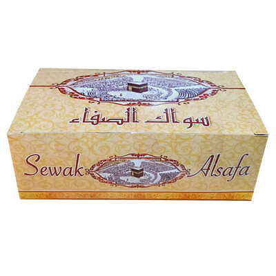 #ad Pack of 20 Sewak Alsafa Miswak Traditional Natural Toothbrush $31.98