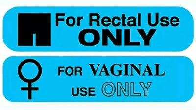 #ad NEW 50 PACK quot;For Rectal Vaginal Use Onlyquot; MIX Joke Decal Reddit gag Sticker $5.79